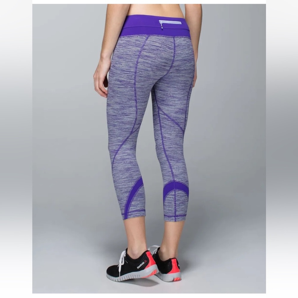 Lululemon Run inspire crop II luxtreme leggings size 6 EUC
